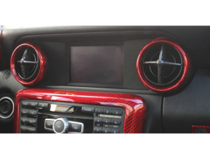 Mercedes Benz SLK Interior Air Vent Cover Kit - Carbon Fiber - R172